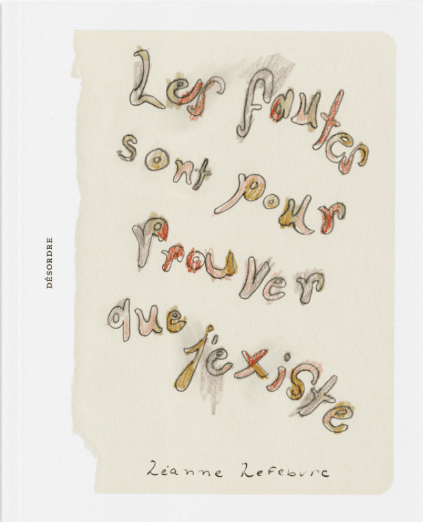 Les fautes sont pour prouver que j'existe